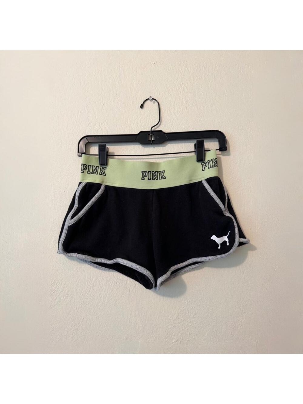 Victoria's Secret Women's Black and Grey Shorts